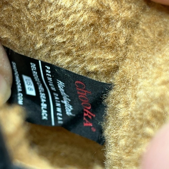 Chooka 100% water proof Chelsea Bootie in Matte black with plush lining Sz-8. L - Picture 8 of 11